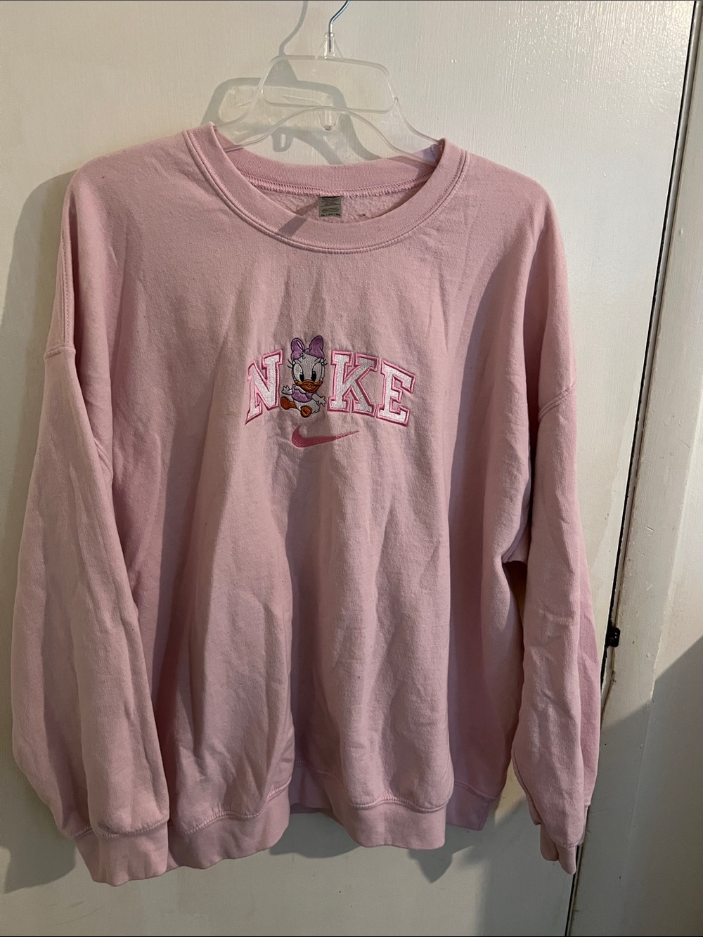 Nike Light Pink Daisy Crewneck Sweatshirt